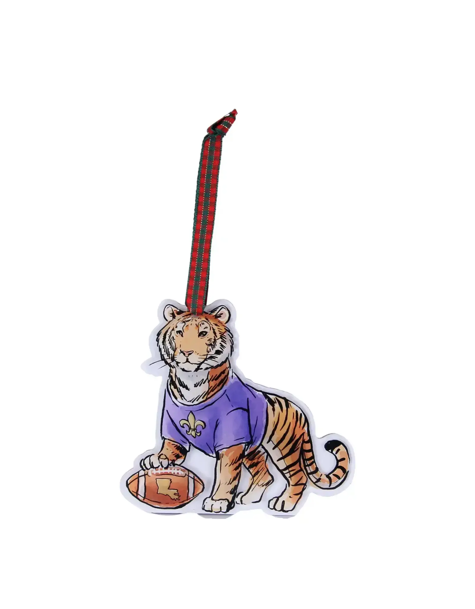 Barrel Down South/Faire Purple Tiger Acrylic Ornament