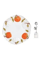 Mud Pie Pumpkin Vine Cookie Plate Set