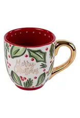 Glory Haus Merry Christmas Holly Mug