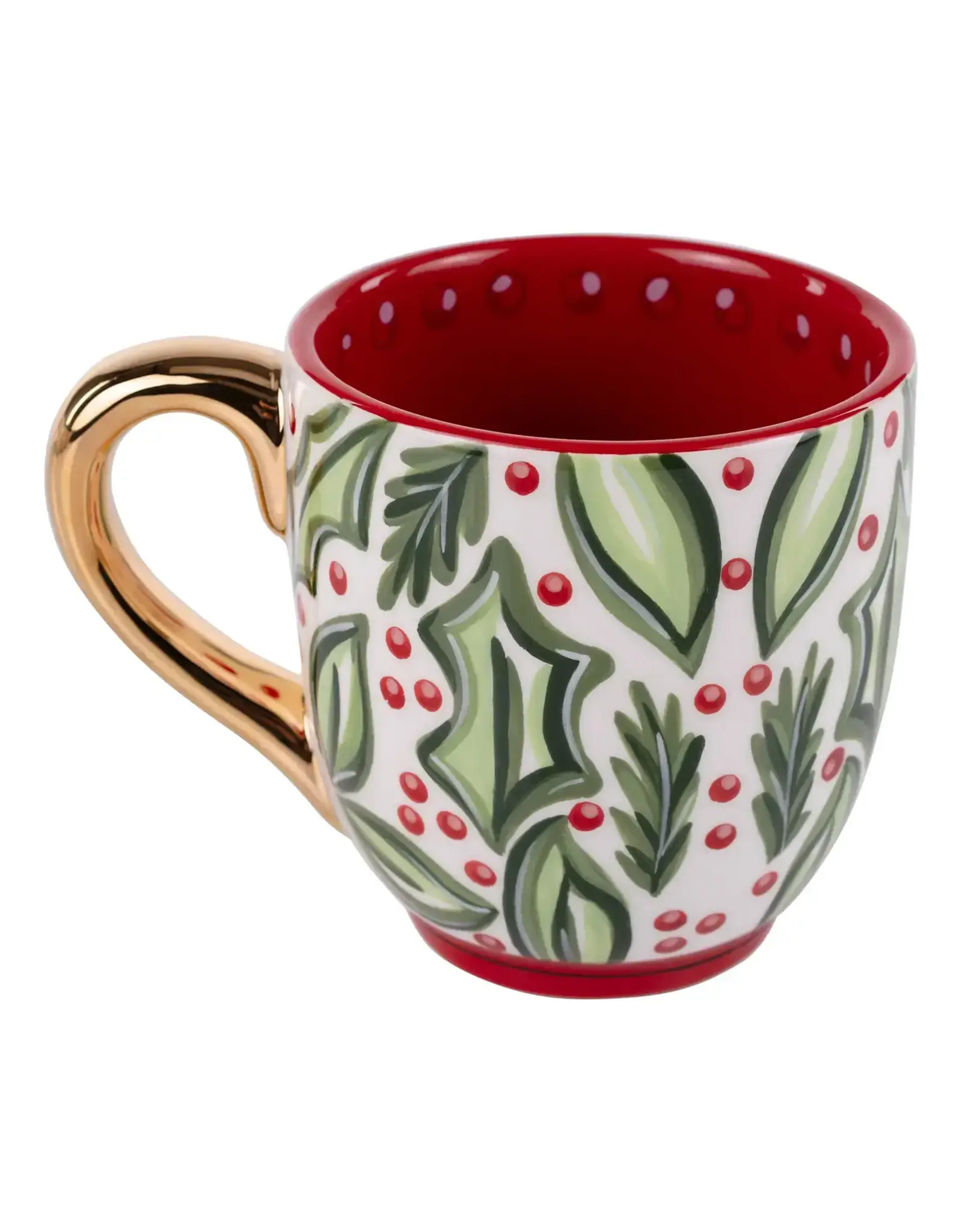 Glory Haus Merry Christmas Holly Mug