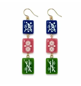 Ellison & Young/Faire Triple Tile Drop Earrings