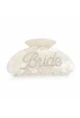 Ellison & Young/Faire Bridal “Bride” Hair Claw Clip – Crystal Embellished