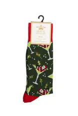 The Royal Standard Men's Tipsy Santa Socks