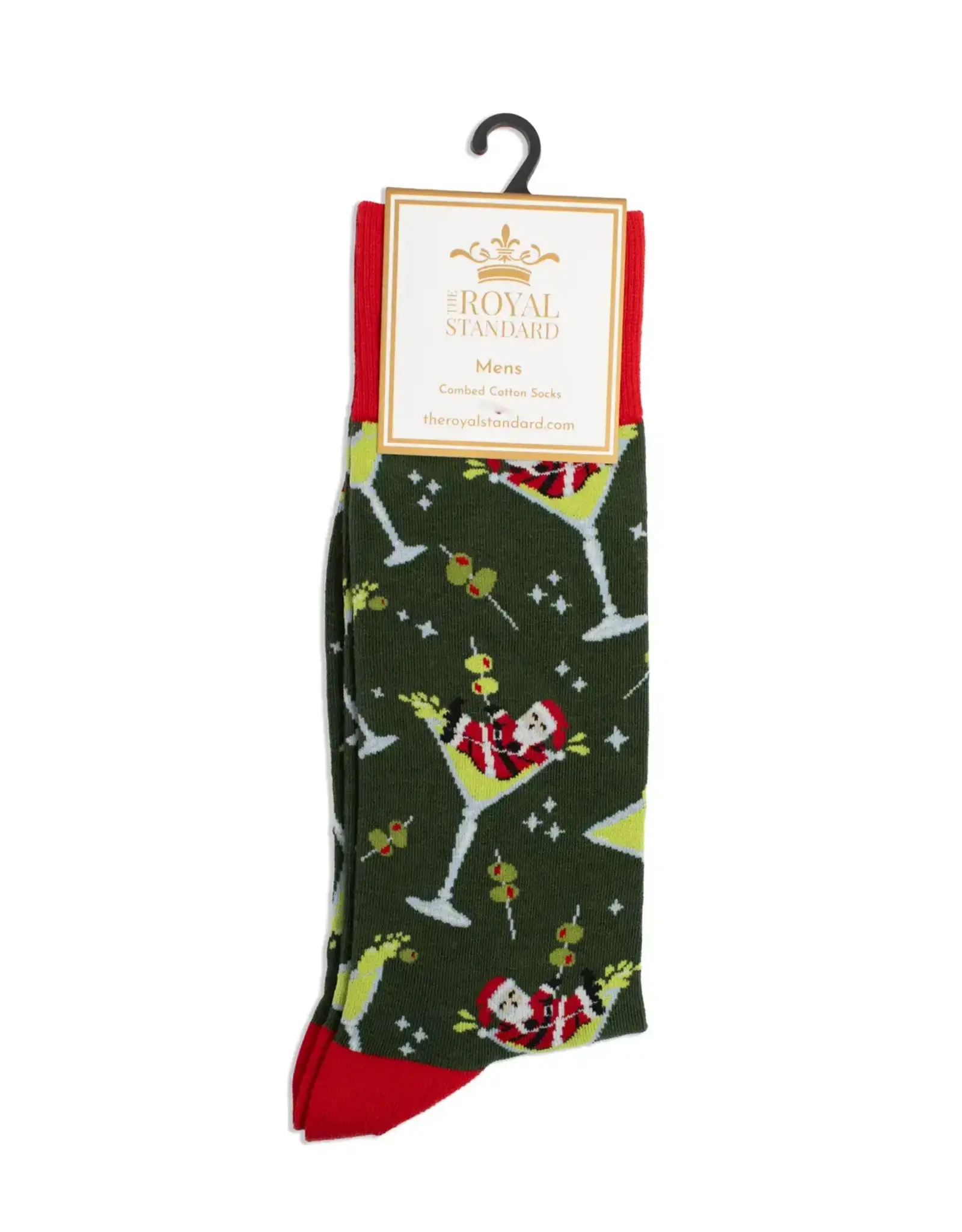 The Royal Standard Men's Tipsy Santa Socks