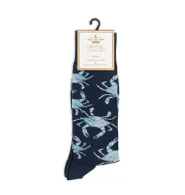 The Royal Standard Men's Chesapeake Crab Socks