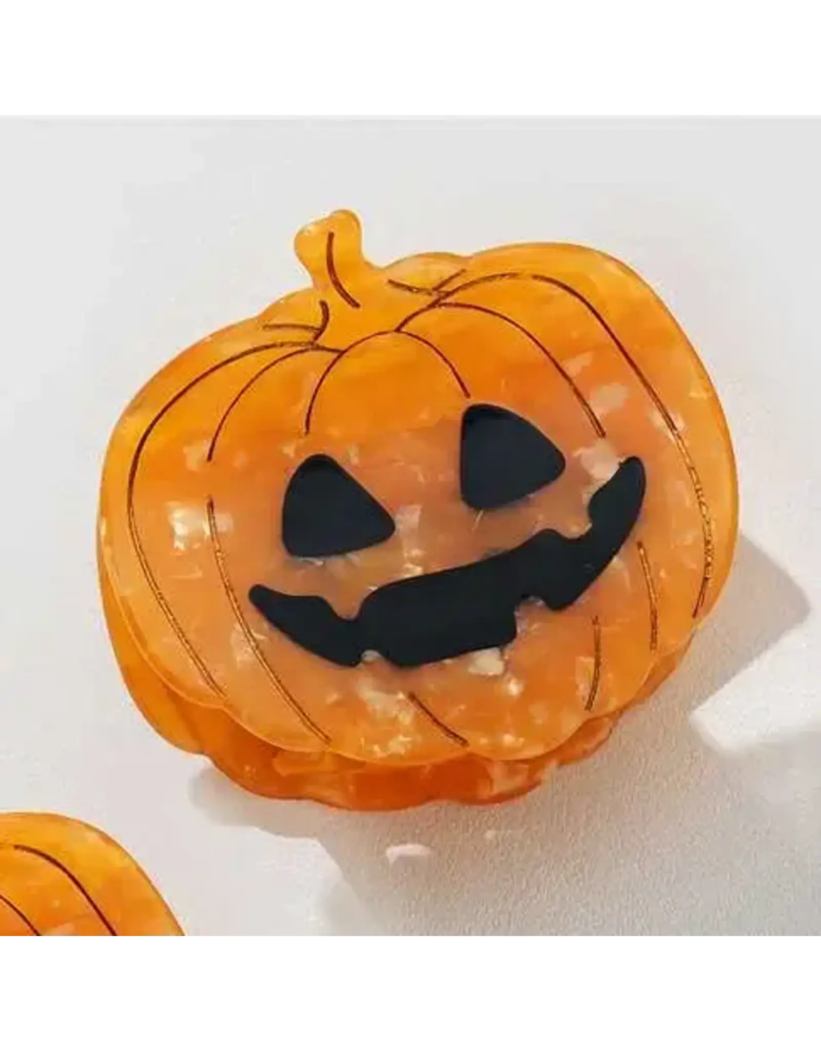 Adorro/Faire Jack O Lantern Pumpkin Claw Clip - Large