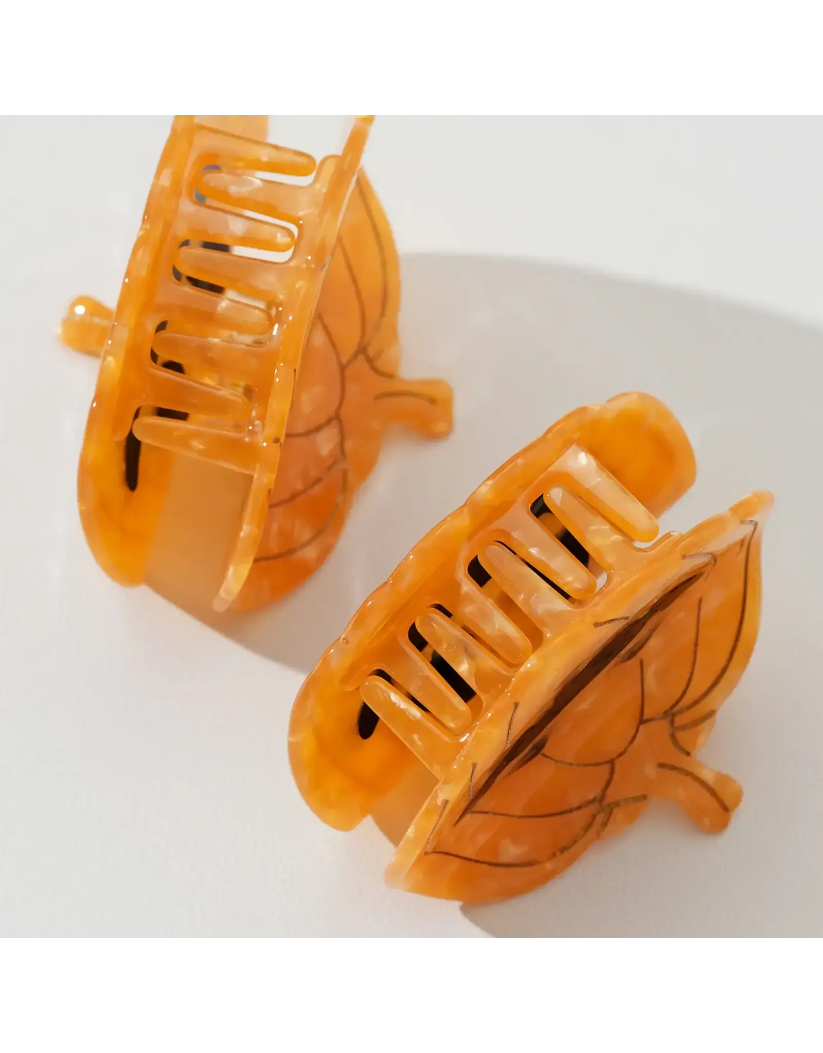 Adorro/Faire Jack O Lantern Pumpkin Claw Clip - Large