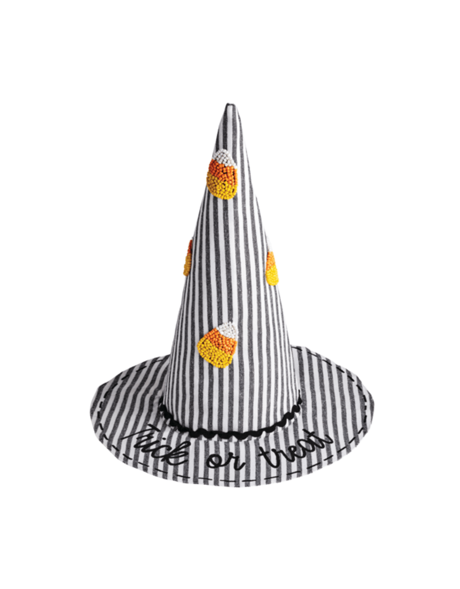 Mud Pie Small Beaded Witch Hat Sitter