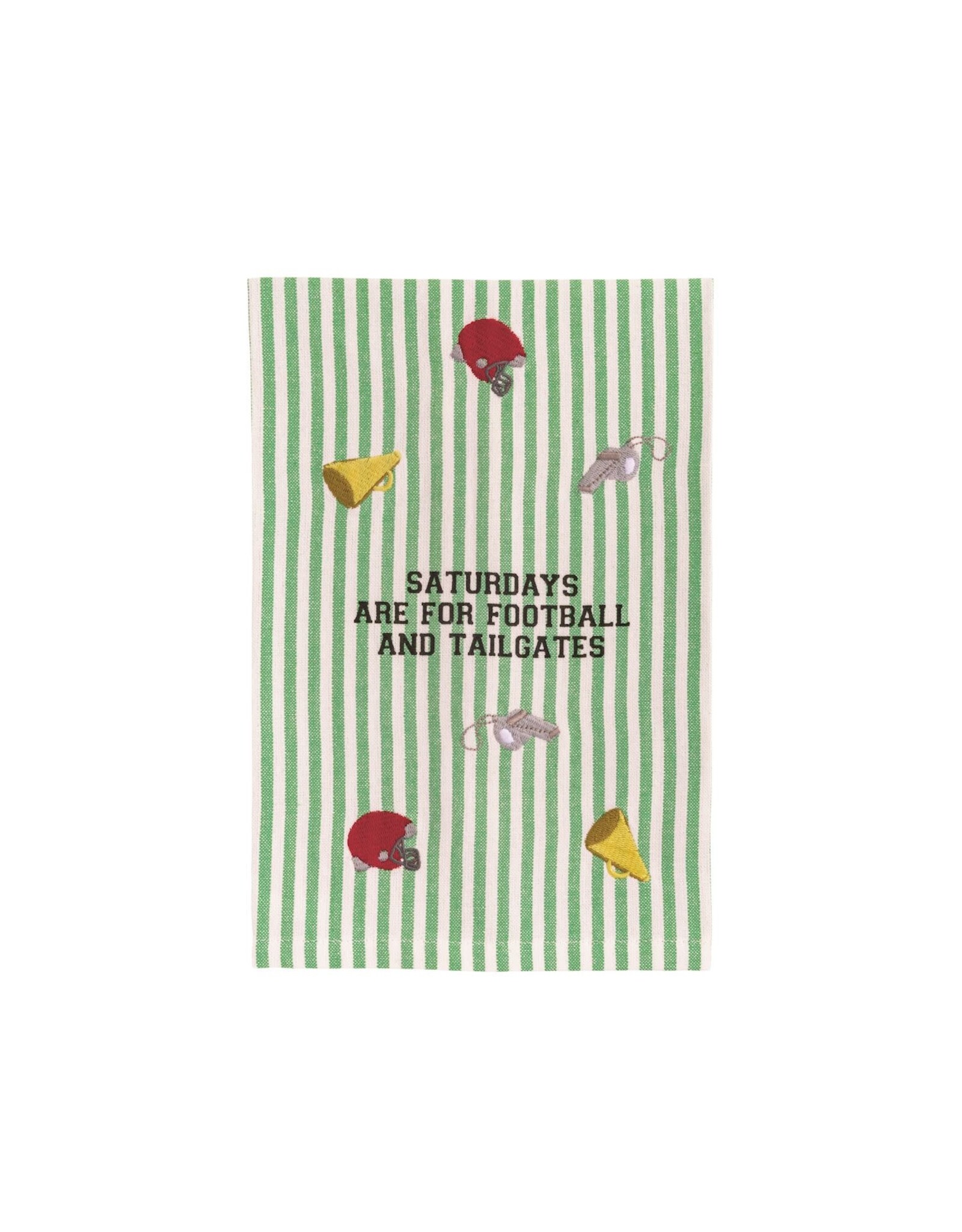 Mud Pie Saturdays Football Icon Towel