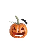 Mud Pie Jack-O-Lantern Paper Mache Lantern