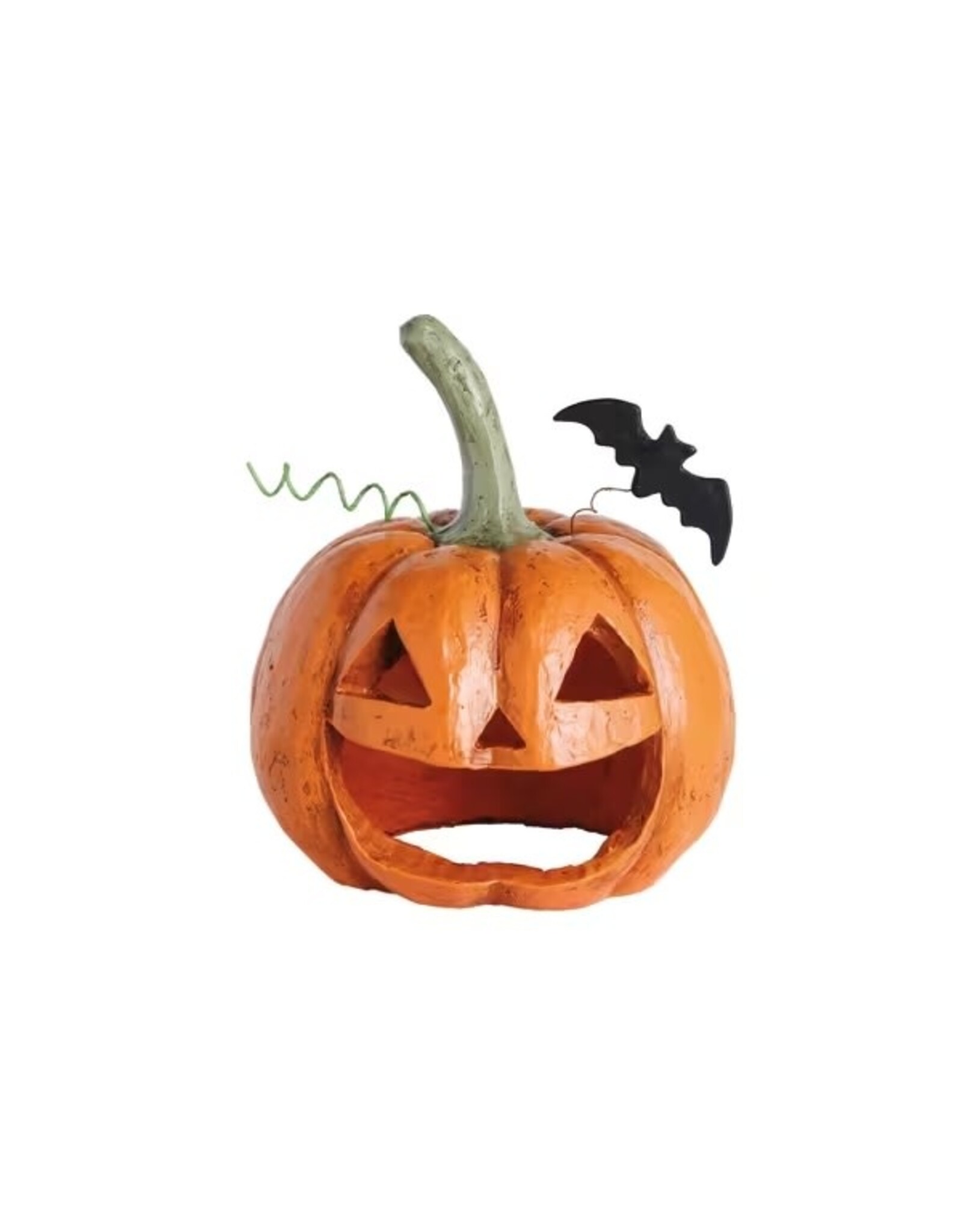 Mud Pie Jack-O-Lantern Paper Mache Lantern