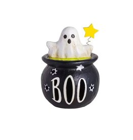 Mud Pie Ghost Paper Mache Lantern