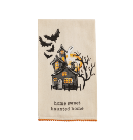 Mud Pie House Hallow Printed Towel