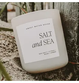 Sweet Water Decor Salt and Sea 15 oz Soy Candle