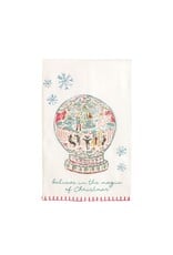 Mud Pie Snow Globe Nutcracker Towel