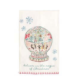 Mud Pie Snow Globe Nutcracker Towel