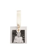 Mud Pie Cross Gold Intaglio Ornament