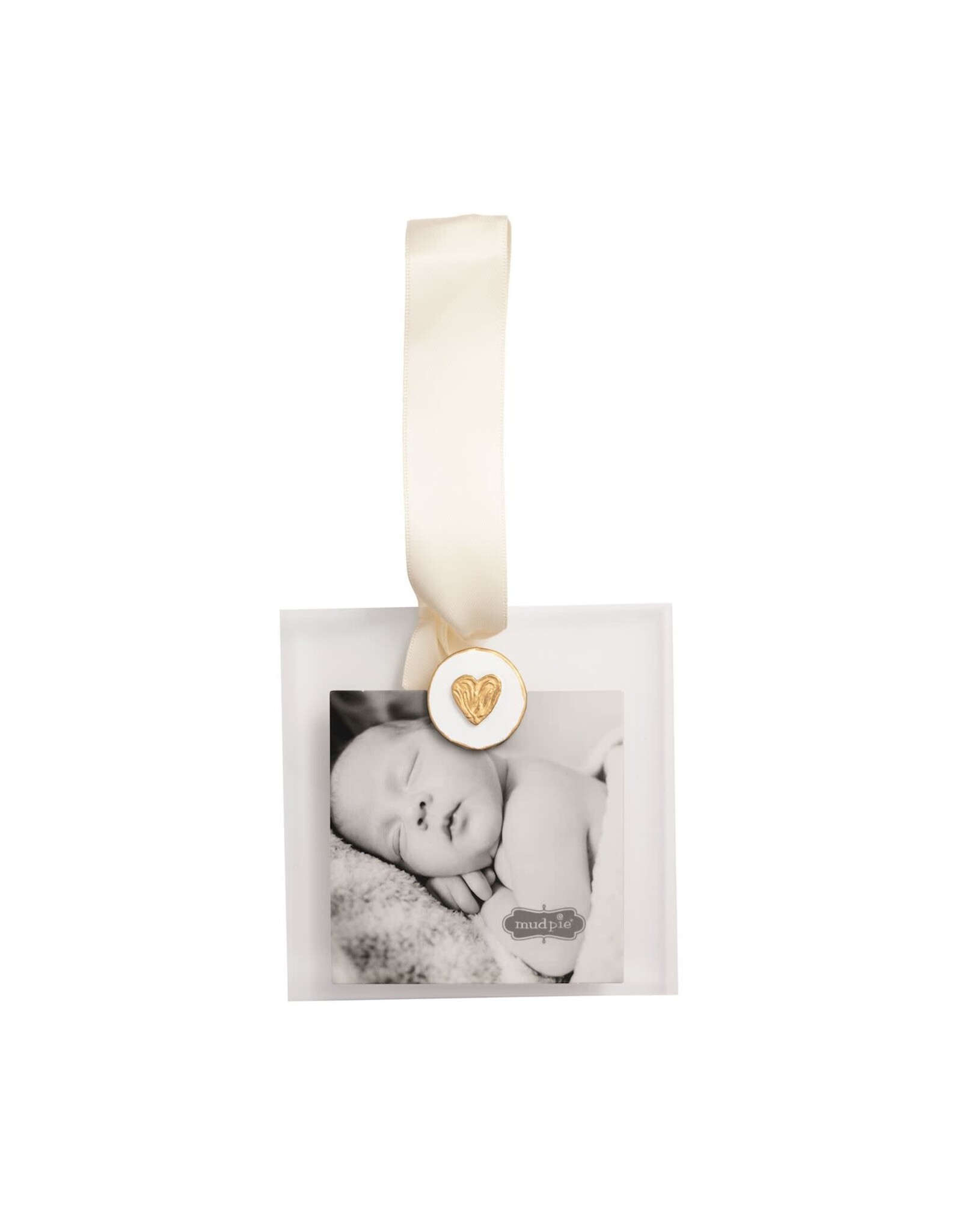 Mud Pie Heart Gold Intaglio Ornament