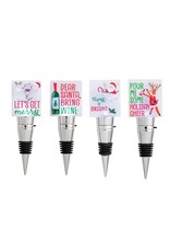 Mud Pie Holiday Plaque Bottle Stoppers