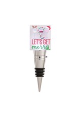 Mud Pie Holiday Plaque Bottle Stoppers