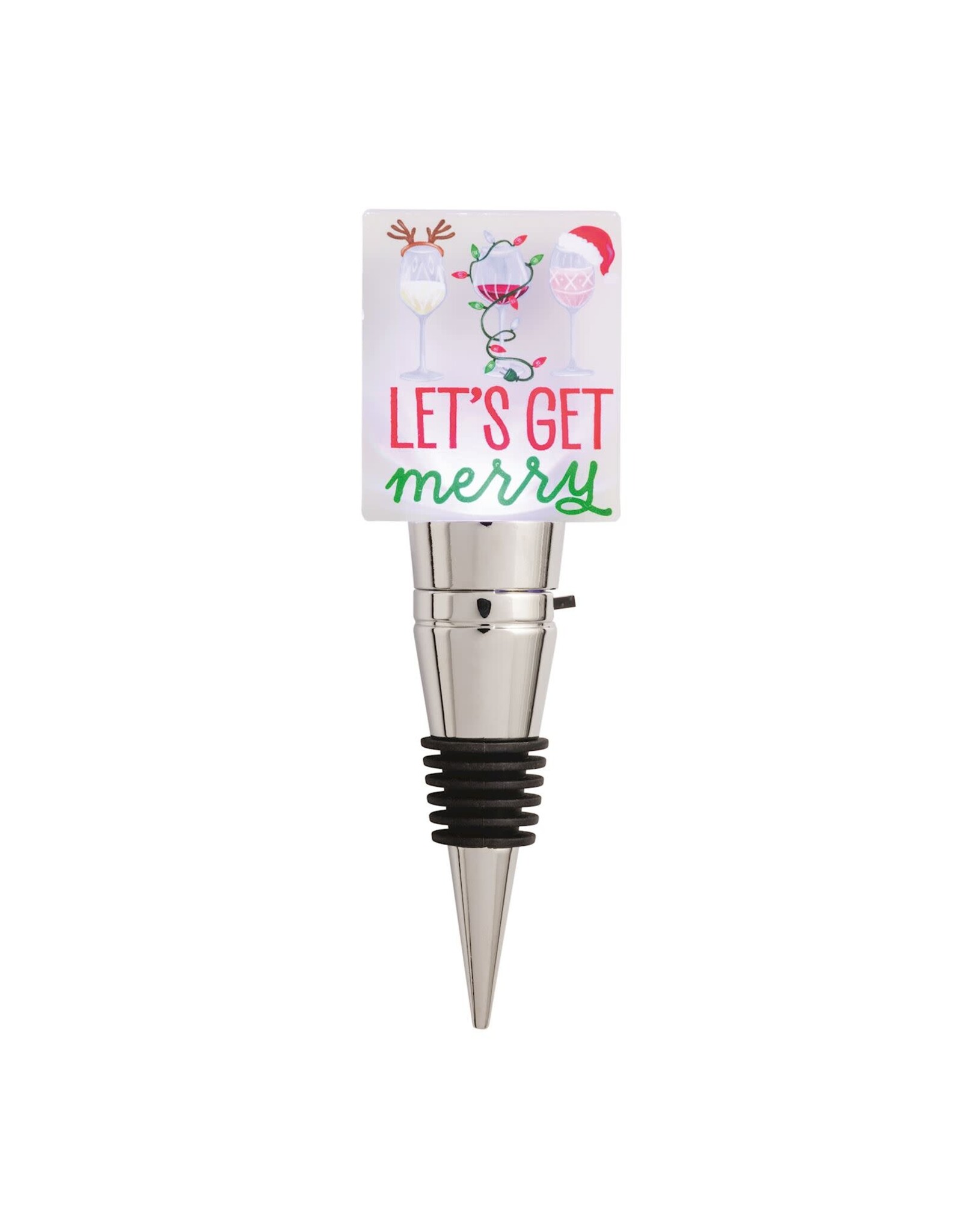Mud Pie Holiday Plaque Bottle Stoppers