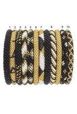 Aid Through Trade/Faire Game Day Roll-On® Bracelets Gold, White & Black