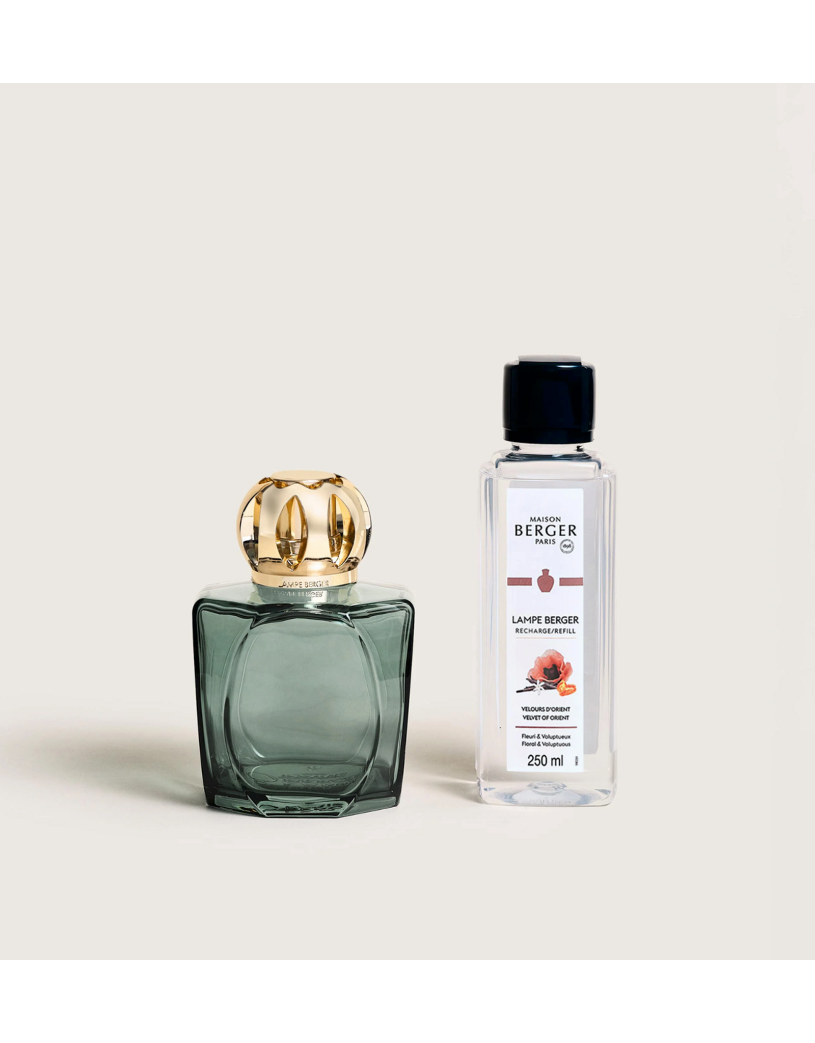 Maison Berger Magical Green Fragrance Lamp Gift Set with Velvet of Orient