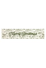 Mud Pie Green Toile Table Runner