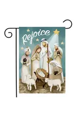 Briarwood Lane/Faire Rejoice Nativity Garden Flag