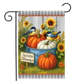 Briarwood Lane/Faire Autumn Blessings Bushel Garden Flag