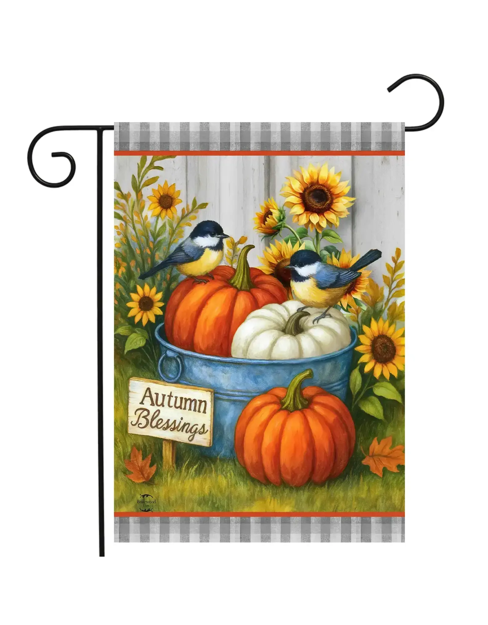 Briarwood Lane/Faire Autumn Blessings Bushel Garden Flag