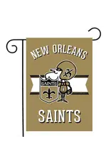 Briarwood Lane/Faire Retro New Orleans Saints Garden Flag