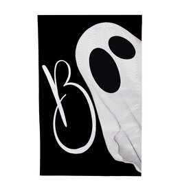 Evergreen Enterprises Boo Ghost Moire House Flag
