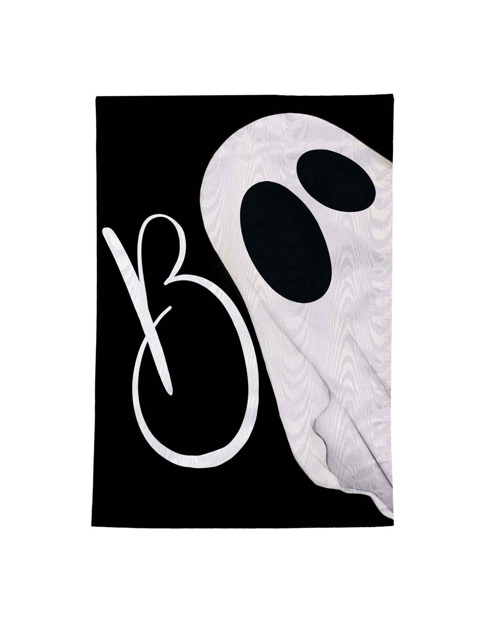 Evergreen Enterprises Boo Ghost Moire Garden Flag