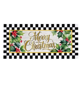 Evergreen Enterprises Merry Christmas Holly Sassafras Switch Mat