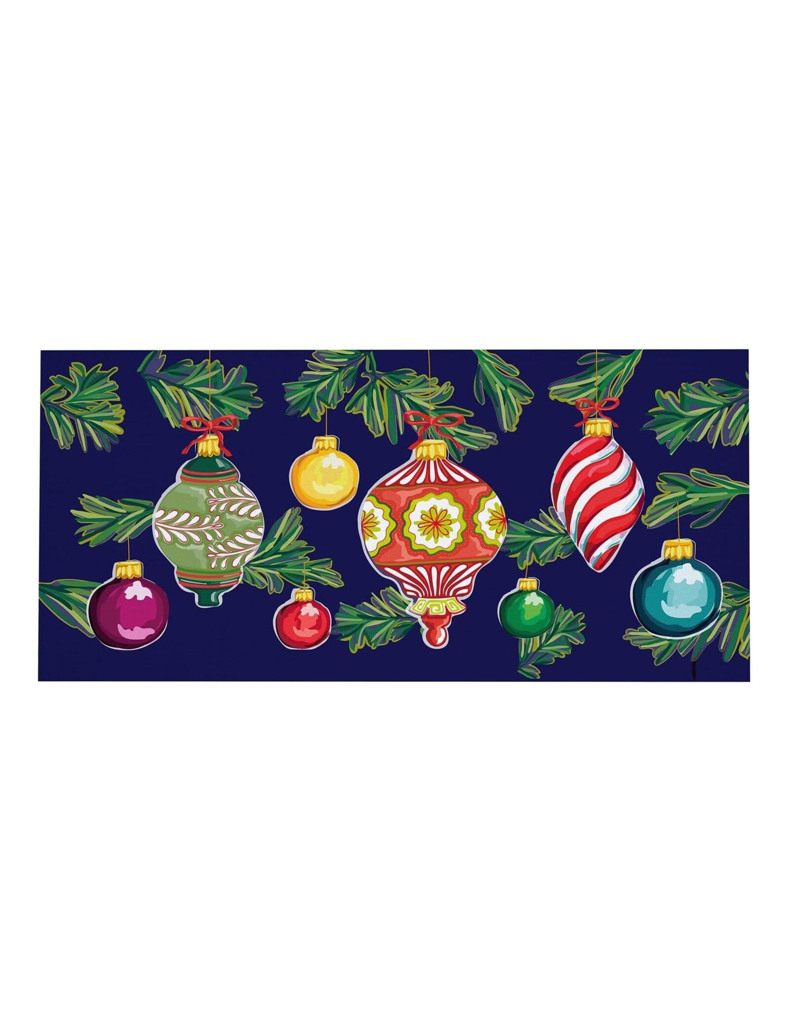 Evergreen Enterprises Happy Holidays Ornaments Sassafras Switch Mat