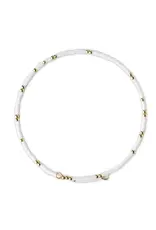Lenny & Eva/Faire Confetti Beaded Bangle - White