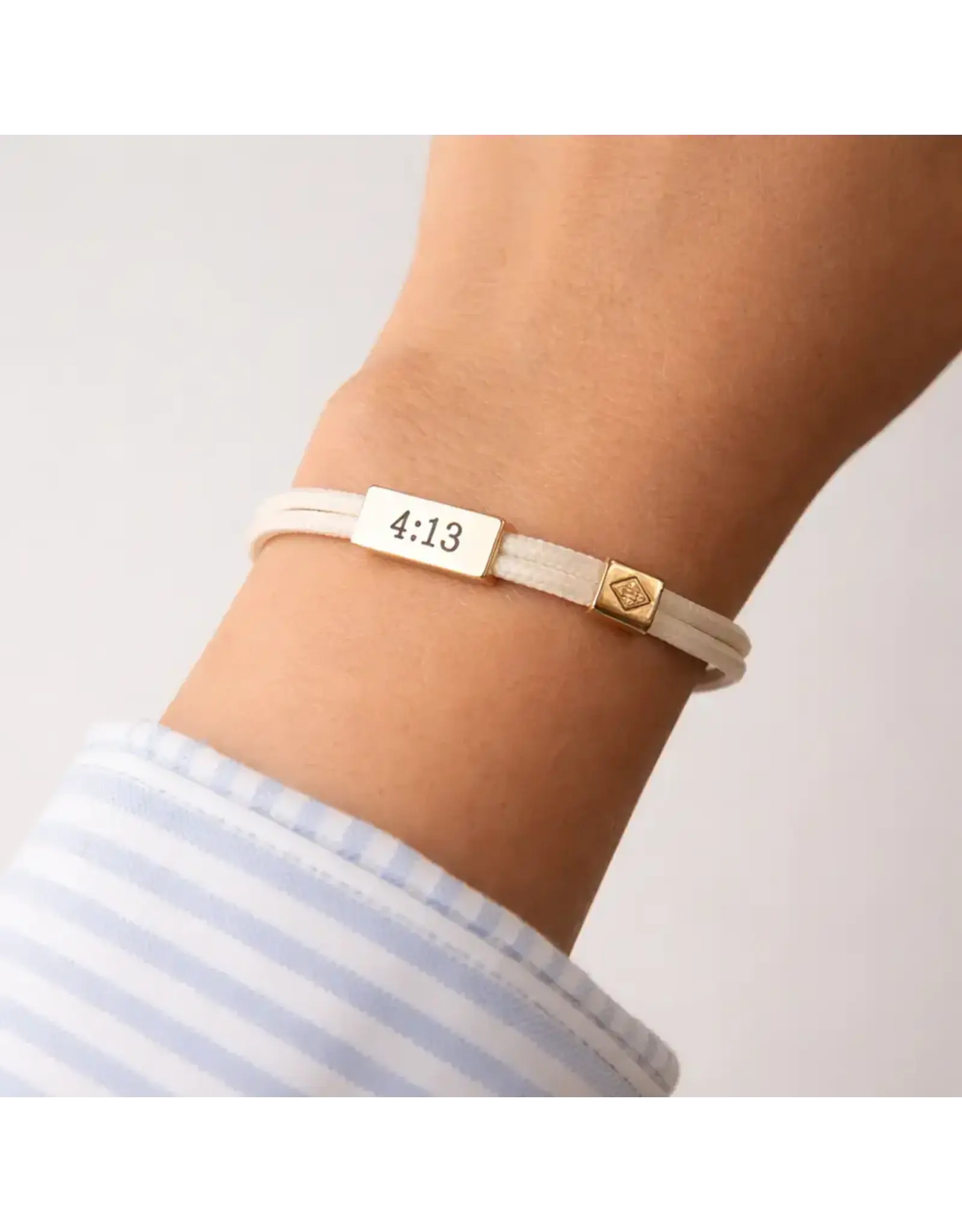 Lenny & Eva/Faire Sentiment Cord Bracelet - Philippians 4:13