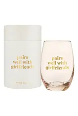 Santa Barbara Design Studio by Creative Brands/Faire Pairs Well with Girlfriends Stemless Wine Glass