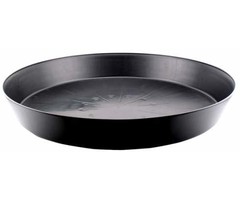 Anderson Die Black Premium Plastic Saucer 25 in (5/Cs)