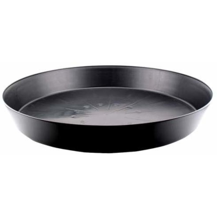 Anderson Die Black Premium Plastic Saucer 25 in (5/Cs)
