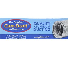 Can Fan Can-Fan Silver/Silver 3 Ply Ducting 4 in x 25 ft