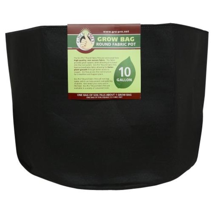 Gro Pro Gro Pro Premium Round Fabric Pot 10 Gallon (70/Cs)