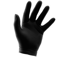 Growers Edge Grower's Edge Black Powder Free Nitrile Gloves 6 mil - X-Large (100/Box)