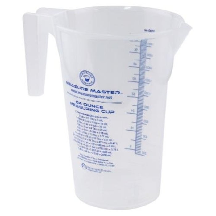 Measure Master Measure Master Graduated Round Container 64 oz / 2000 ml (20/Cs)