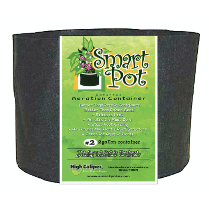 Smart Pot Smart Pot Black 2 Gallon (100/Cs)