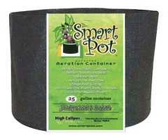 Smart Pot Smart Pot Black 25 Gallon w/ Handles (50/Cs)