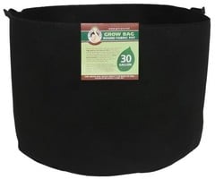Gro Pro Gro Pro Premium Round Fabric Pot w/ Handles 30 Gallon - Black (30/Cs)