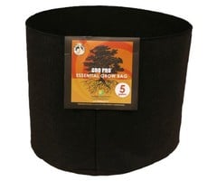 Gro Pro Gro Pro Essential Round Fabric Pot - Black 5 Gallon (90/Cs)