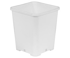 Gro Pro Gro Pro Premium White Square Pot 7 in x 7 in x 9 in (100/Cs)